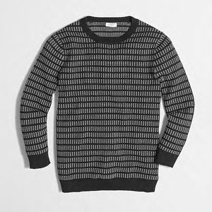 Jcrew Factory Grid-Stitch Sweater